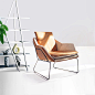 设计师椅纽约椅创意椅北欧酒店办公用椅现代简约单人布艺沙发椅-淘宝网