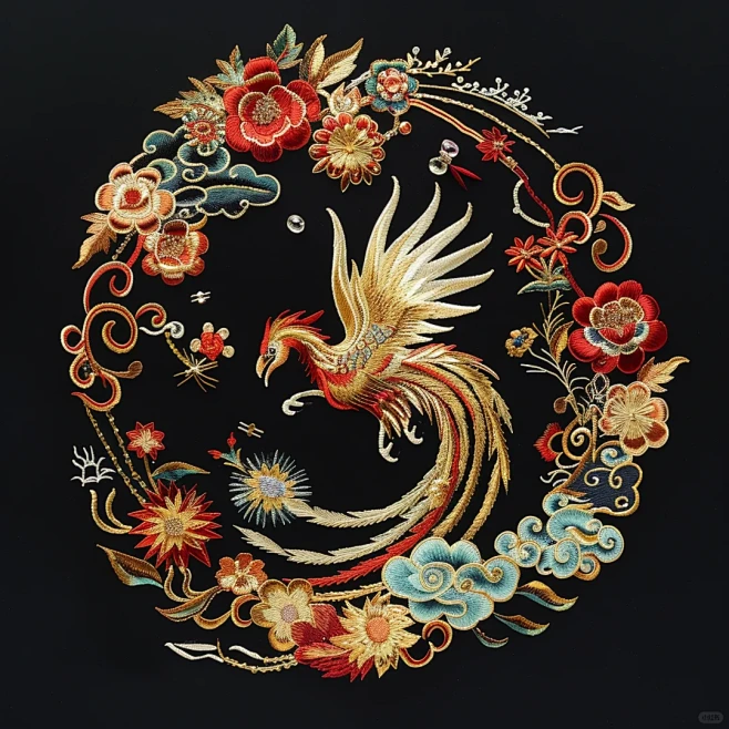 传统刺绣图案设计～ - 小红书-花瓣网