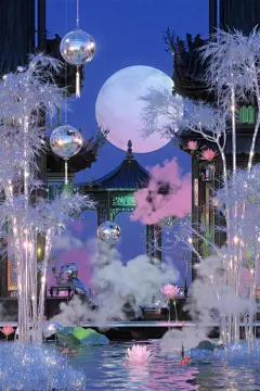 「中式梦核」壁纸美学·坠入古画之梦_4_熏鱼漫造局_来自小红书网页版