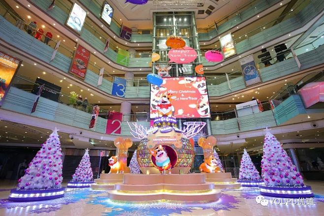 2018中国（北京）购物中心圣诞美陈大P...