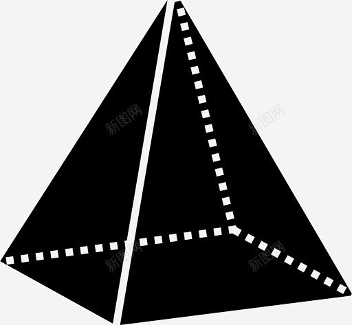 金字塔绘图形状几何图标 免费下载 页面网...