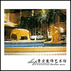 上海景宏 人造砂岩园林装饰 城市造景装饰 户外装饰雕塑-大象 #人造# #砂岩# #户外#