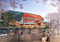 HASSELL, OMA, and Populous To Redevelop Sydney Harbour,The Theatre, view from the east. Image © SICEEP