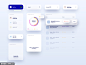 源文件-网站dashboard常用UI组件 .sketch素材下载