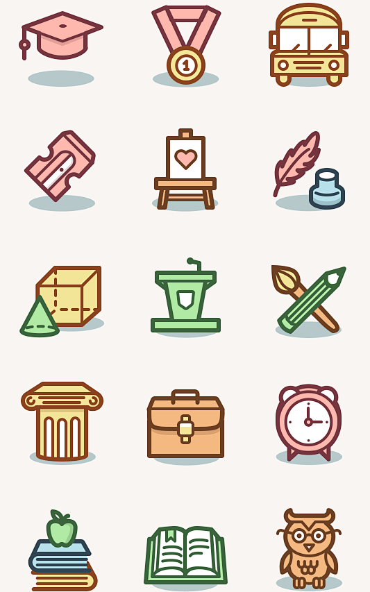 Capitalist Icons Set...