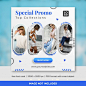 Premium PSD | Fashion sale banner template