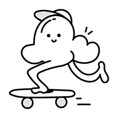 2吉祥物 ip形象 拟人物品 可爱 搞笑 涂鸦 黑白简笔画 插画 漫画 卡通