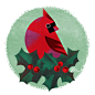 Chirpy Christmas cards : Season's greetings card illustrations! 