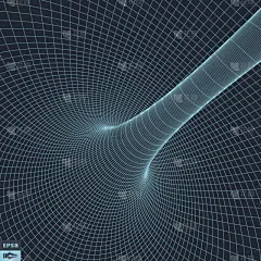 漏斗,未来,格子,透视图,三维图形,技术,抽象,背景,纹理效果,水面