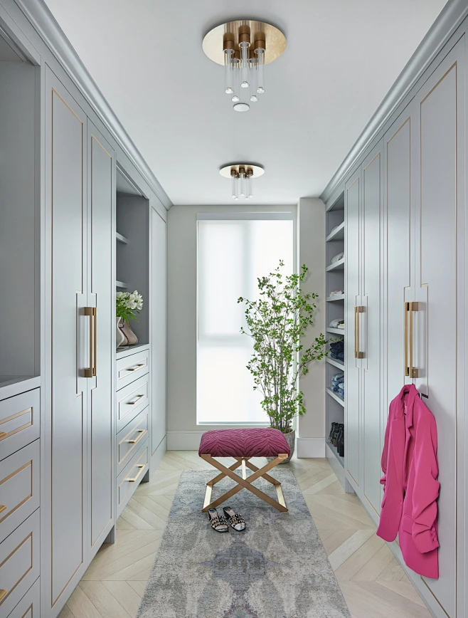 Inspiration for a large coastal women's light wood floor and white ...