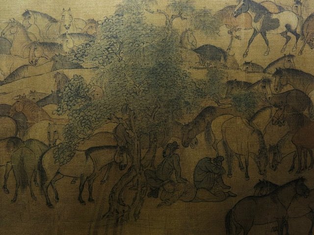放牧图局部,云游四海的谢田