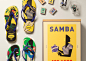 Havaianas 100 Years of Samba品牌包装设计 ​​​​