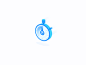 Flying Clock Loading#2 stopwatch button arrow flow rotation clock loading cloud fly