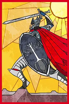 护眼流星
#刚铎诸王#这段时间编@魔戒中文维基 刚铎诸位国王时，画的七张插图。开国，崛起，内斗，衰败，复兴。详情见O网页链接