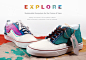 EXPLORE | Custom Shoe System : EXPLORE is a sustainable ecosystem for the future of Vans.It adapting Vans footwear to fit the conditions of different global environments by customization of need and preference.