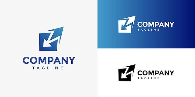 箭头增值增长标志logo矢量图设计素材