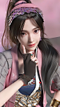 游戏美女