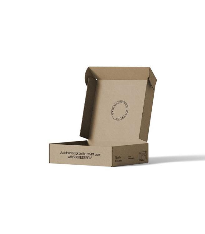 包装盒纸盒飞机盒礼品盒效果图展示PS贴图...