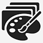 主题颜色色调图标_88ICON https://88icon.com 主题 颜色 色调 托盘 皮肤 样式 外观 常规