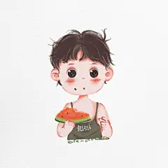 可爱的小小男子汉～

投稿作者@阿胖Nonekoo  男生头像/可爱插画 ​​​​