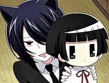 银仙 缲缲れ! コックリさん 电波少女与钱仙大人 狗神 市松小雏 美少女 萌 萝莉 动漫 动画 人物 原创 插画 头像 动漫头像 自截图 by 荒年信徒