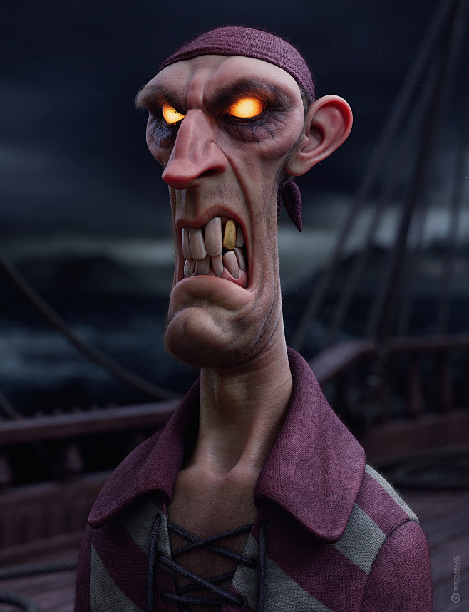 Cursed Pirate, , gei...