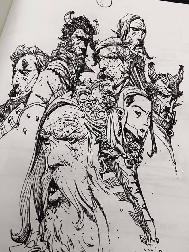 Ian McQue Sketches C...