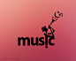 标志说明：音乐logo设计欣赏。