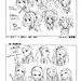 动画分镜线稿草稿 人设五官面部表情多视图 绘画姿势参考素材-淘宝网