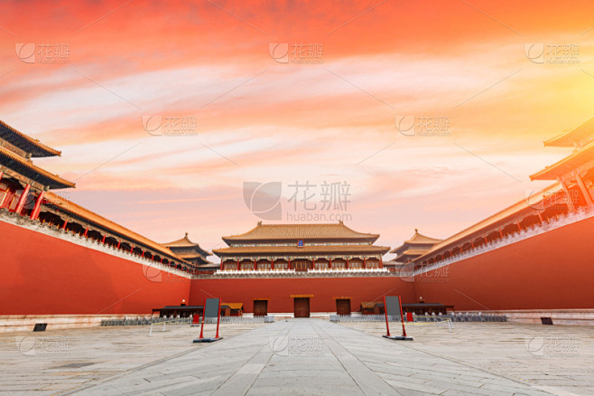 故宫,北京,过去,宫殿,亭台楼阁,天空,...