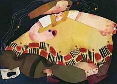 鲶鱼，英国皇家艺术学院插画专业在读，继续探索更流利的视觉语言，以及插画与其他领域结合的可能性：）

作品介绍：
如何和一个毛怪谈恋爱
一个小女孩遇到黑的毛怪，并最终与毛怪恋爱的故事。希望能够鼓励更多的人坚定自己，勇敢爱。