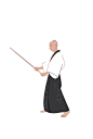 日本 武士 人物插画