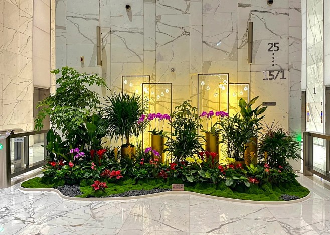 康养景观植物造景案例 _ 广州立白中心_4_丽芳园林_来自小红书网页版