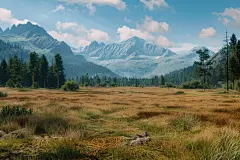 秋季大草原高清壁纸