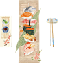 手绘寿司 美式