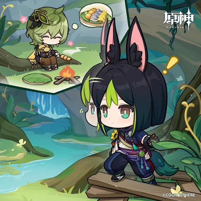 【原神/Genshin】2022角色生日Q版插图-原神社区-米游社-花瓣网