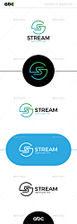 Stream - Letter S Logo - Letters Logo Templates