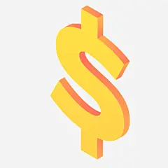 手绘金融金色美元图标矢量图免抠素材_新图网 https://ixintu.com 图标 手绘 符号 美元 设计 货币 金色 金融 矢量图