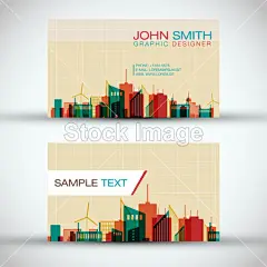 城市全景制卡套 |Eps10 矢量设计#名片设计##名片##business card##商务名片##设计素材##矢量图##EPS##礼品卡# #横幅名片# #卡片设计# #会员卡设计素材#