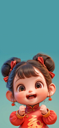 3D卡通小女孩壁纸