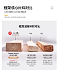 帕沙曼 抗菌科技布沙发客厅小户型北欧现代直排创意布艺沙发乳胶-tmall.com天猫