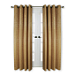 Versailles Home Fashions Inc - Bamboo Wood Curtain Panel With Grommets, 48"x84" - Natural & "Enviro" Bamboo Grommet Top 84in Panel features 1-1/2in diam grommet mounting system.  Rust Resistant Antique Brass grommets slide side to 