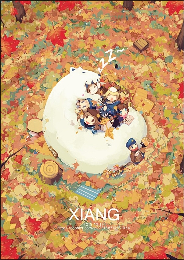精灵-秋-冬眠的Xiang.__涂鸦王国...