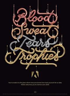 betype:
“ Adobe Cannes Lions 2016 Campaign by Kashka Pregowska-Czerw
/ Katt Phatt / Mario De Meyer / AJ JOSEPH
Follow us on Instagram: @betype
”