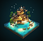 Stranded, Leonardo Schmidt : A small little island in paradise, where a lonesome stranded survivor built his shelter out of the island's resources. Fish caught directly from the jetty and freshly harvested organic vegetables from the garden serve as a foo