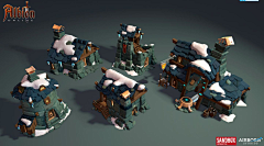 C7L7—ART采集到N【Q版场景】