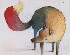 油画风格的现代主义插画