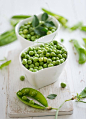 Baked Sweet Pea Pot Stickers with Ginger Soy Dip via White on Rice Couple #recipe