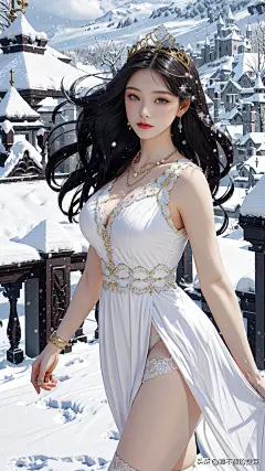 ai绘画之冰雪女神，能否在炎炎夏天带去一丝冰凉？-今日头条