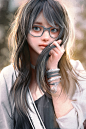 「Another Girl with Glasses」/「CursedApple」[pixiv] : Twitter: https://twitter.com/CursedAppleRTInstagram: https://www.instagram.com/ryan.tien.cursedapple